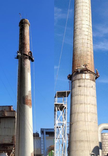 煙囪加固，煙囪修復