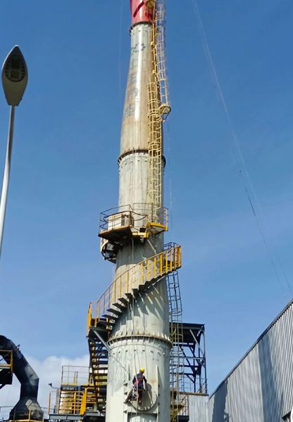 煙囪美化、煙囪彩繪