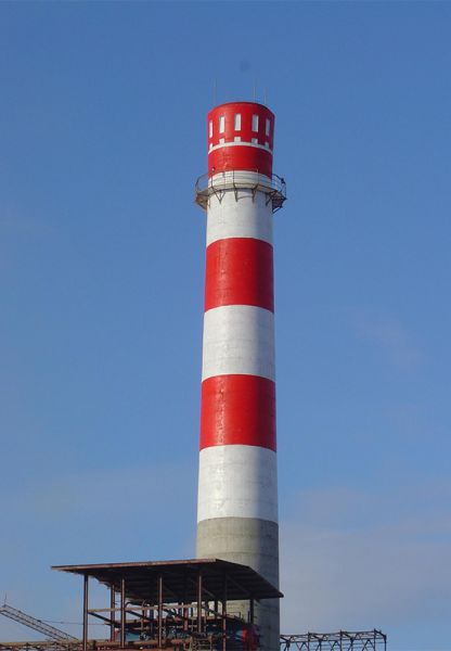 煙囪美化、煙囪彩繪