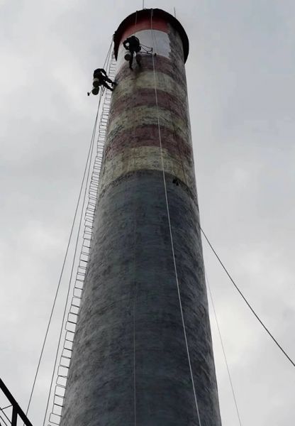 煙囪刷航標、煙囪刷涂料