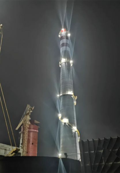 煙囪刷航標、煙囪刷涂料