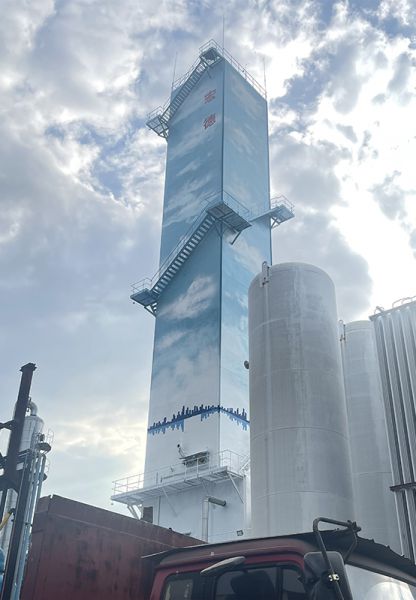 煙囪刷航標、煙囪刷涂料