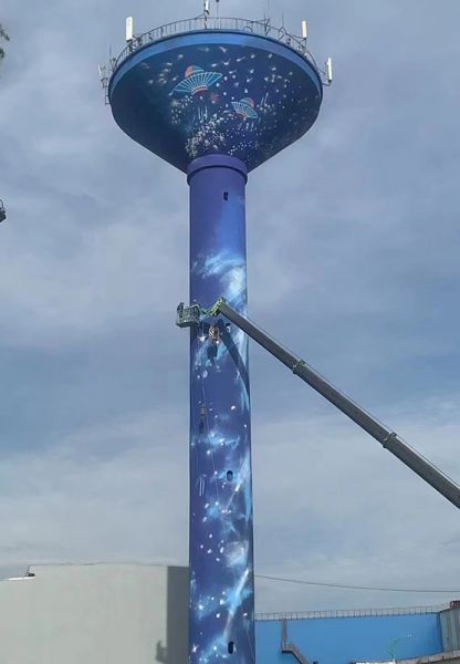 煙囪刷航標、煙囪刷涂料