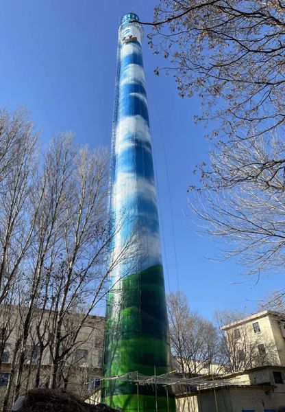 煙囪刷航標、煙囪刷涂料