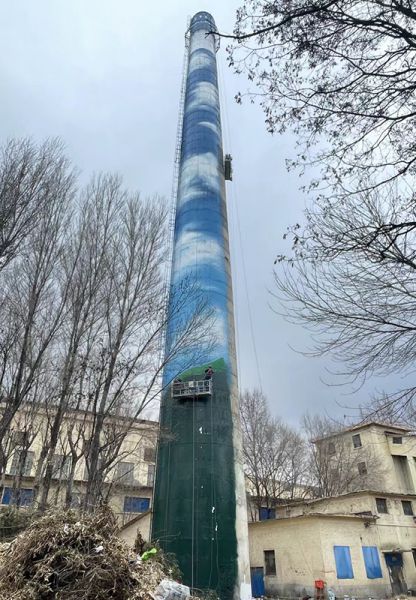 煙囪刷航標、煙囪刷涂料