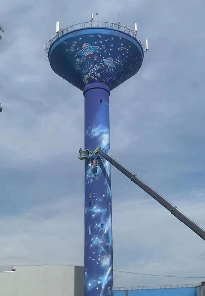 煙囪刷航標、煙囪刷涂料