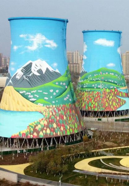 煙囪刷航標(biāo)、煙囪刷涂料