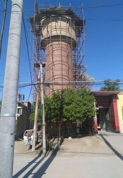 煙囪拆除，水塔拆除