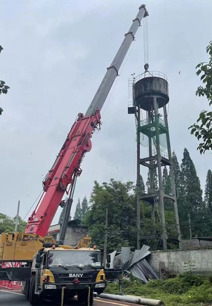 煙囪拆除，水塔拆除