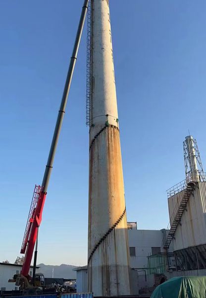 煙囪拆除，水塔拆除