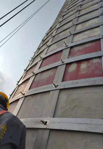 煙囪維修、煙囪加固