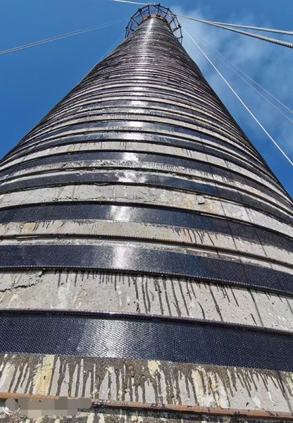 煙囪維修、煙囪加固