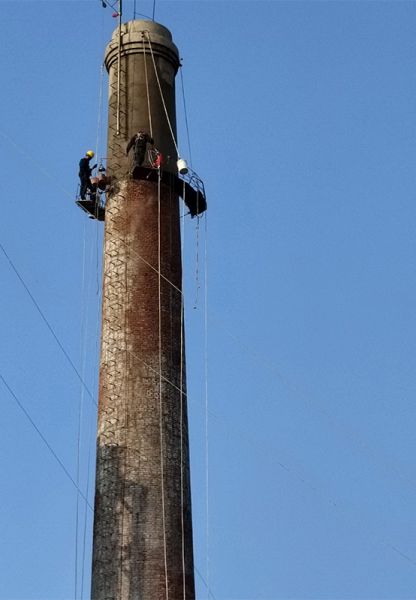 煙囪維修、煙囪加固